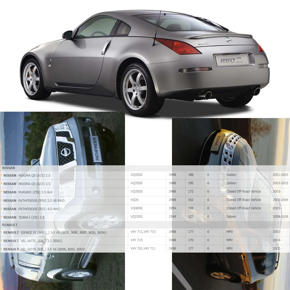 4 шт. ботинки катушки зажигания с разъемами сопротивления для NISSAN 350Z INFINITI FX35 M35 3.5L