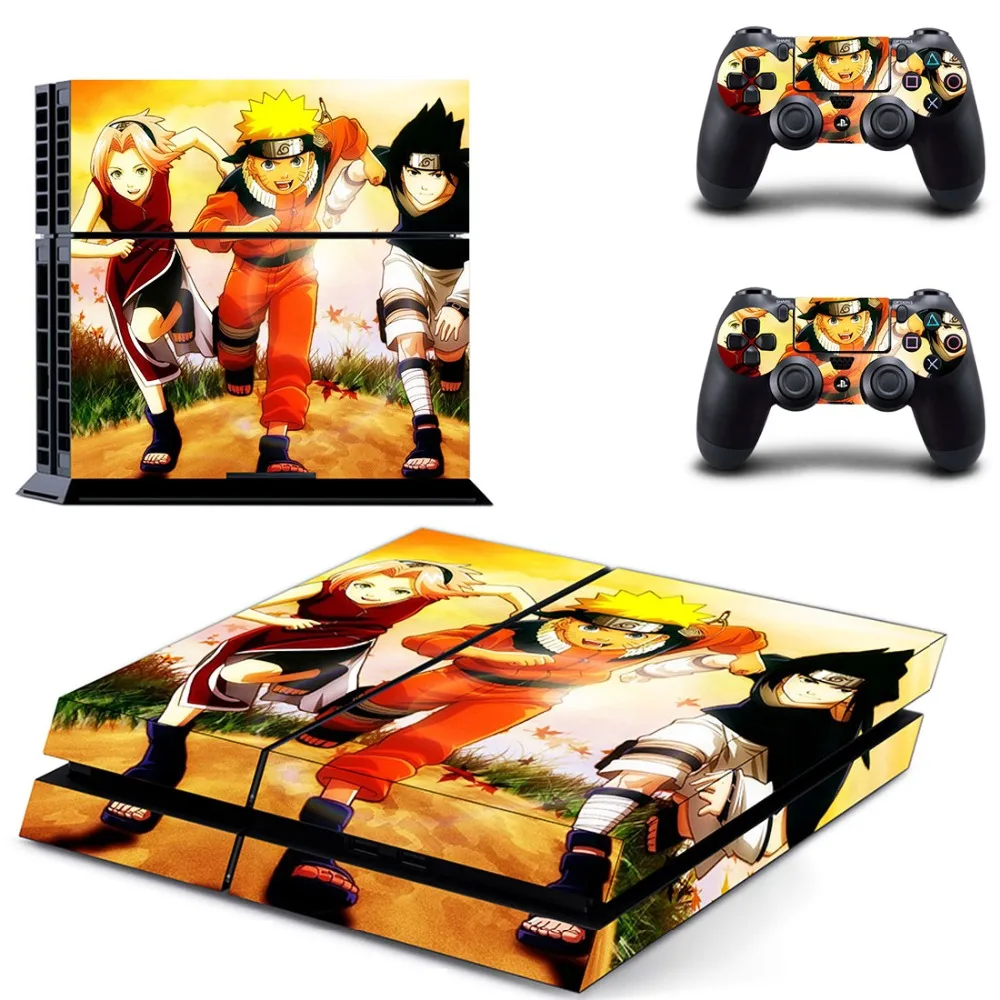 Naruto Play Station 4 ps4 skin sticker for Sony stickers Console and 2 controller skins vinyl pegatinas switch | Электроника