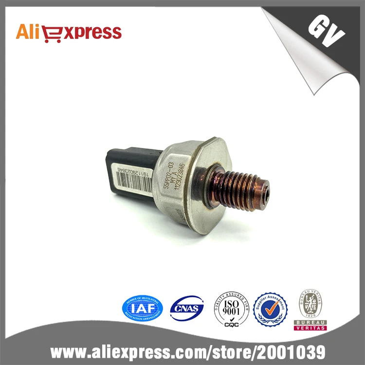 55PP02-03 Genuine Fuel Pressure Sensor 5WS40039 For Ford Focus C-Max S-MAX Galaxy Mondeo Transit Tourneo 1.8 TDCi | Автомобили и