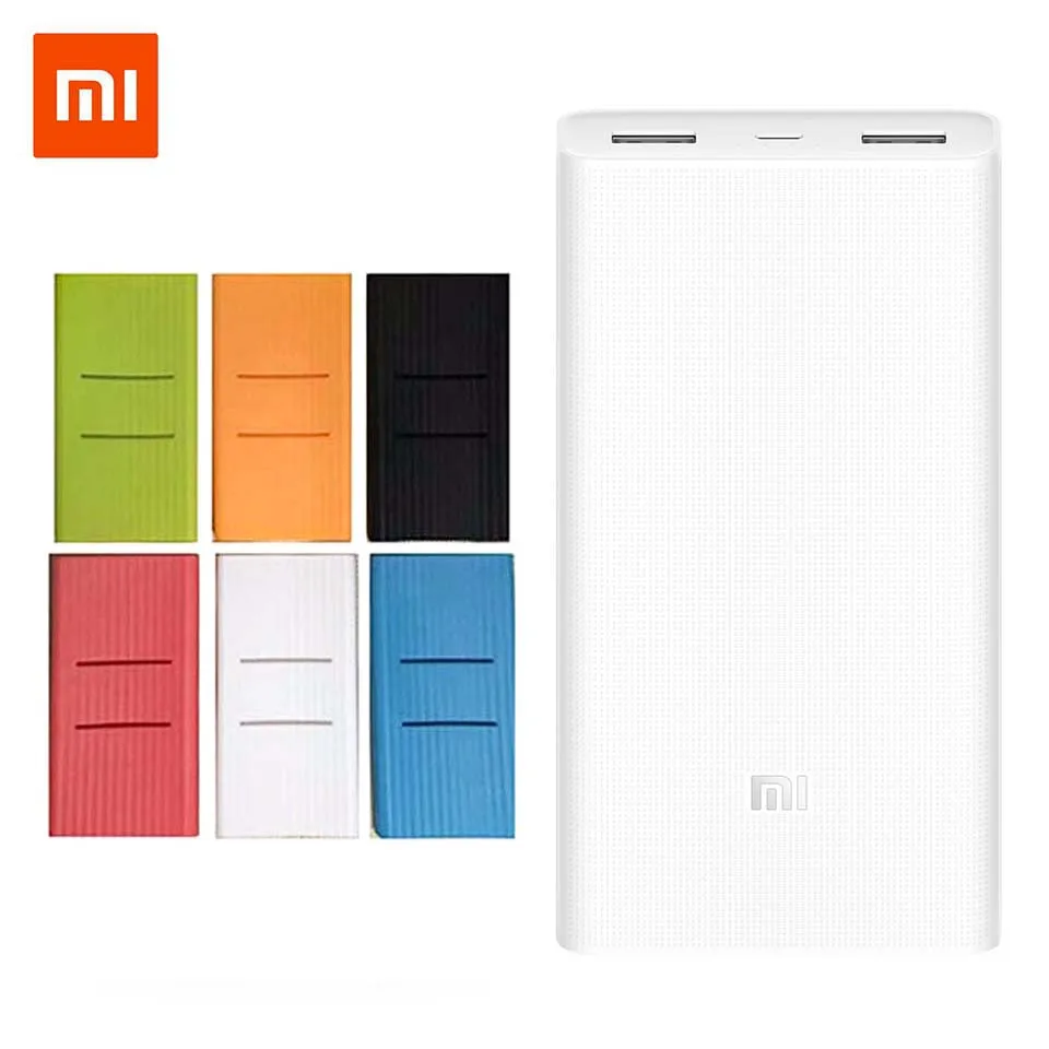 Xiaomi Mi Power Bank 20000 мАч 2C Внешняя батарея 10000 2i 5000 портативное быстрое зарядное