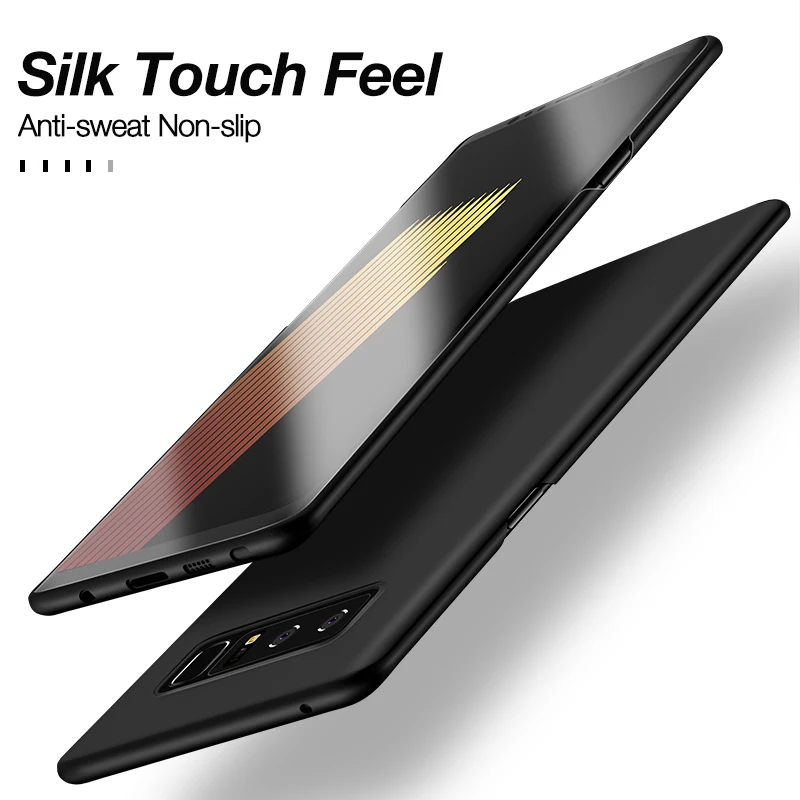 For samsung note 8 Original Cafele coque galaxy case Slim PC scrub cover note8 back cases |