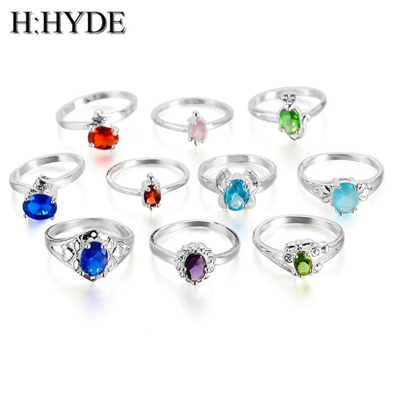 Новые винтажные кольца на костяшки для женщин H:HYDE набор геометрических