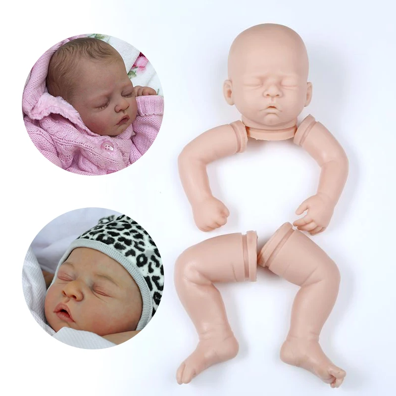 NPKCOLLECTION DIY набор для детских кукол Реборн неокрашенные детали силиконовые наборы