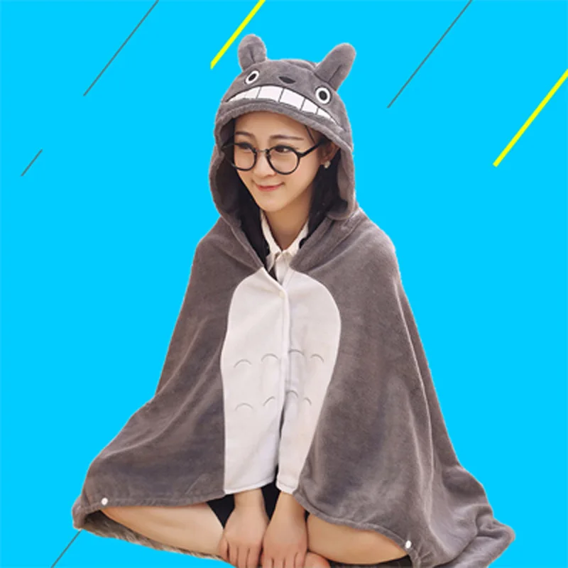 Серый Плащ Акацуки Лило и Стич Аниме косплей для Himouto! Umaru Chan Doma Фланелевое платье vestidos костюм на Хэллоуин Карнавал - Цвет: Серый