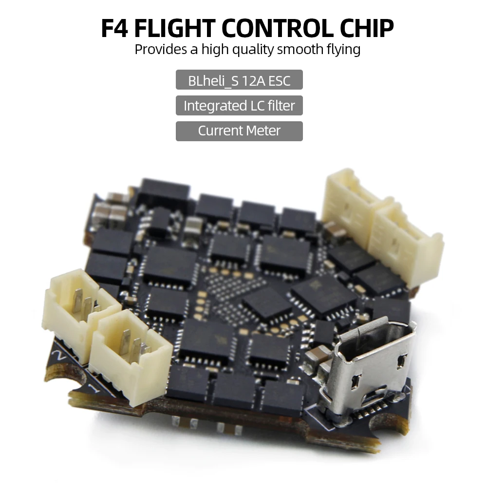 1 шт. GEP-12A-F4 полета Управление с OSD 12A Blheli_S ESC для мини-75 мм-85 мм видом от первого лица