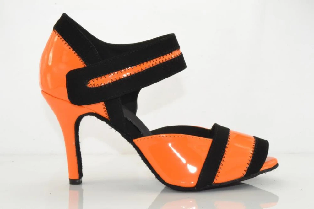 DILEECHI новые желтые туфли из искусственной кожи для латиноамериканских танцев