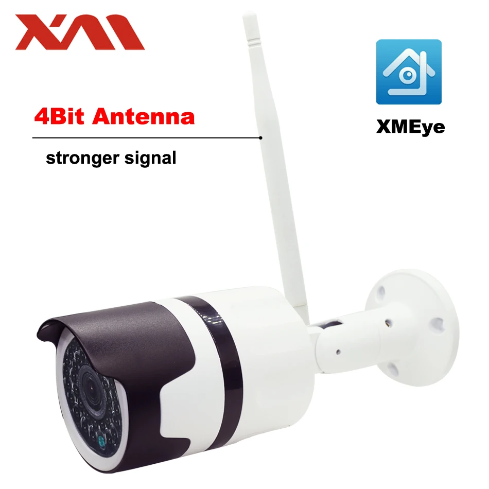 XM Sony IXM323 Беспроводная 3.0MP наружная Водонепроницаемая цилиндрическая ip камера Wifi