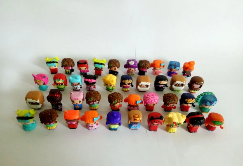 10 шт./компл. без повтора Pinypon Ароматические экшн-фигурка ПВХ игрушка Lalaloopsy с мультипликационным принтом с героями из мультфильма «Мой мини Mixie для девочек блоки D11