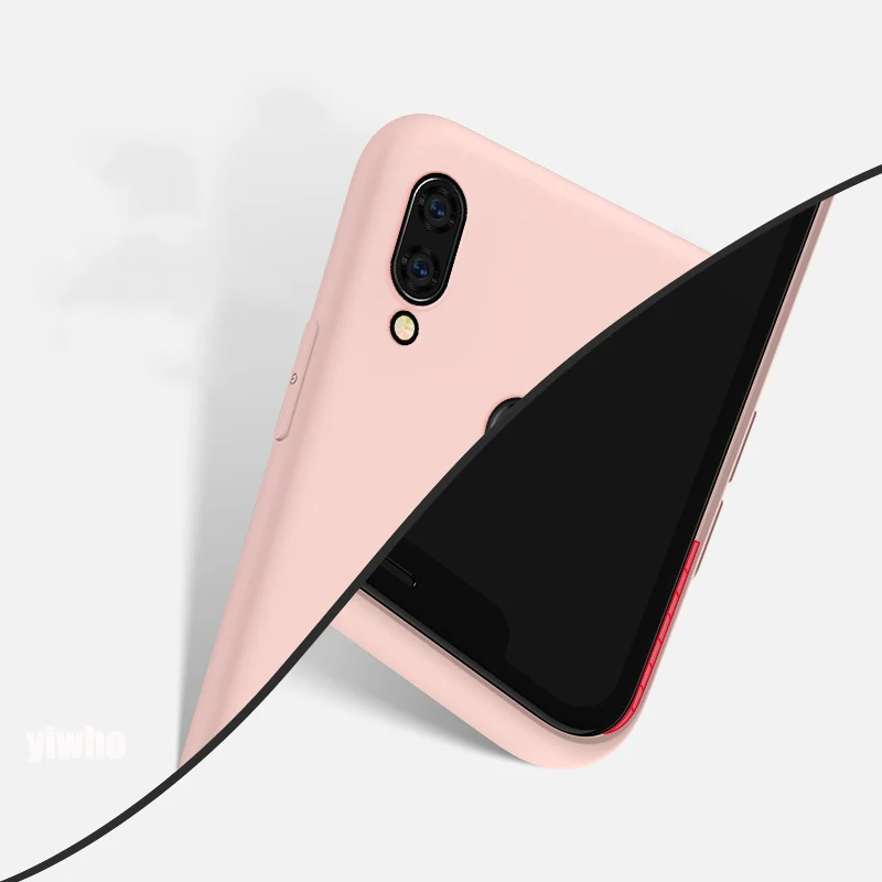 Жидкий силиконовый чехол для телефона Xiaomi Redmi Note 7 Обложка Чехлы для Xiomi Redmi 7A Xaomi Redme Note7 7 A A7 задняя оболочка