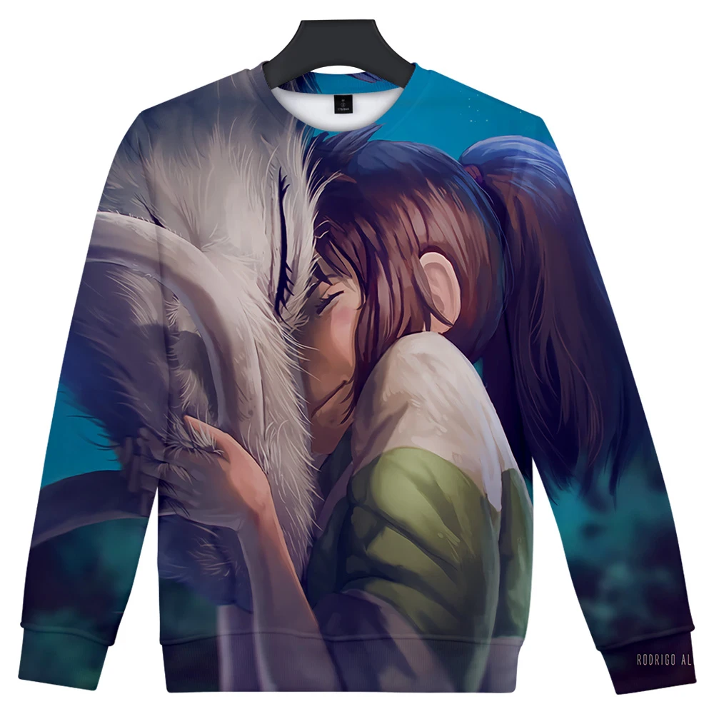 

Spirited Away 3D Printed O-Neck Sweatshirt Women/Men Fashion Long Sleeve Sweatshirts 2019 Hot Sale Harajuku Streetwear Clothes