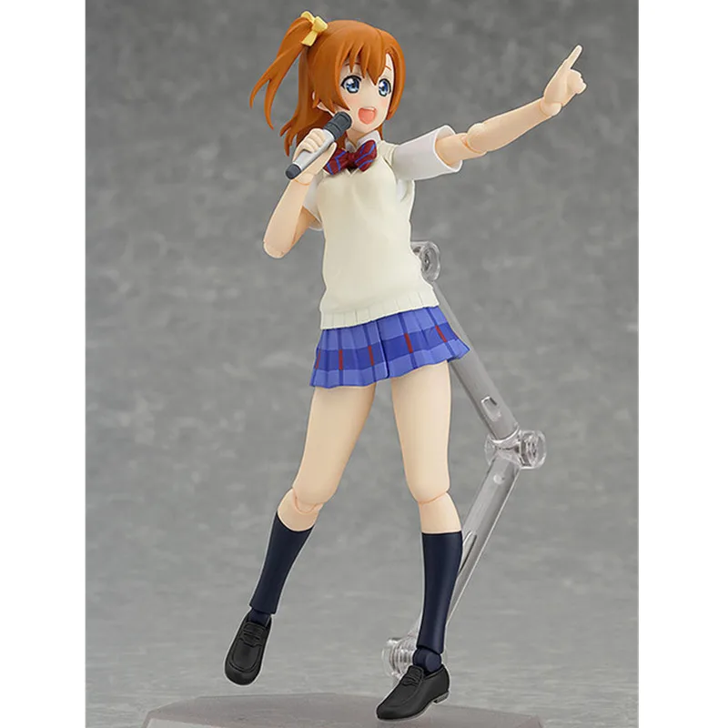 Японское аниме Love Live M FIGMA 253 Honoka Kousaka школьная одежда Фигурки игрушки фигурка ПВХ