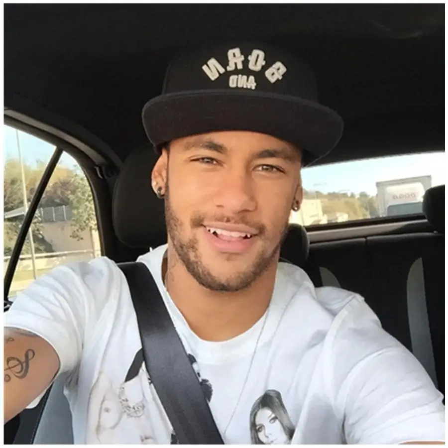 Бейсболка Neymar мужская с вышивкой модная кепка в бразильском стиле Роналду стиль