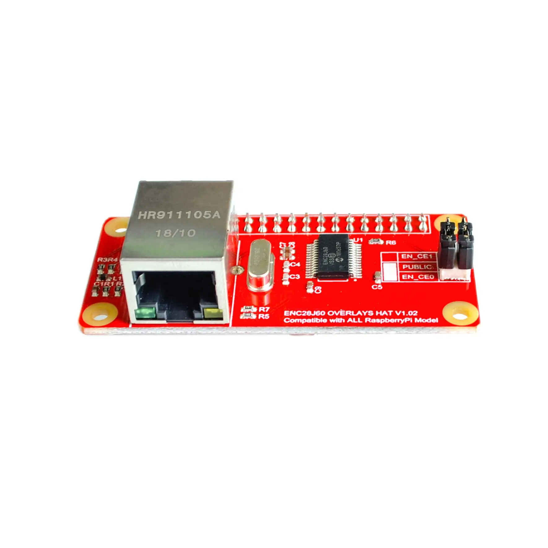 Сетевой адаптер ENC28J60 для Raspberry Pi Zero|Интегральные схемы| |
