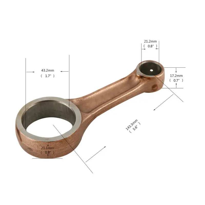 Мотоциклов Crank шатун комплект пригодный для Suzuki RMZ450 РМЗ 450 RM-Z450 2008-2013 Yamaha YZ450F 2006-2013