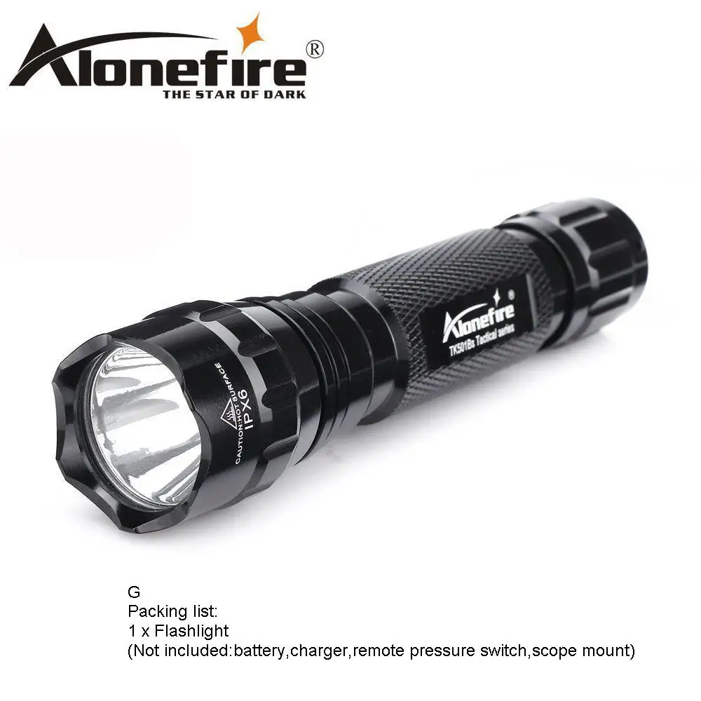 AloneFire 501Bs светодиодный тактический светильник-вспышка белый/зеленый/красный/синий/XM-L T6 L2 светильник фонарь переключатель давления крепление охотничий пистолет светильник - Испускаемый цвет: Opion G