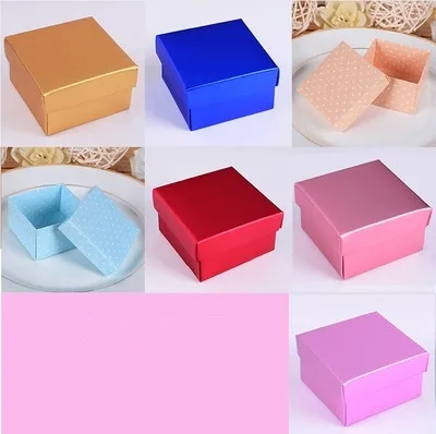 

5 Colors Turquoise Wedding Candy Box Jewelry Gift Packing Boxes Favor Sweets Chocolates Box 100pcs\lot Free shipping