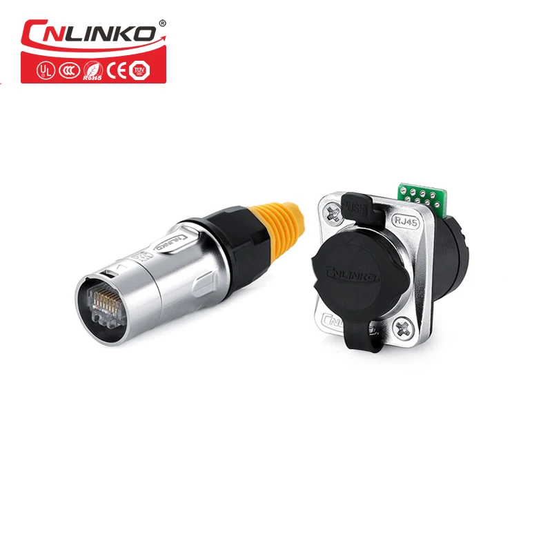 Высококачественный панельный кронштейн Ethernet защелки RJ45 водонепроницаемый