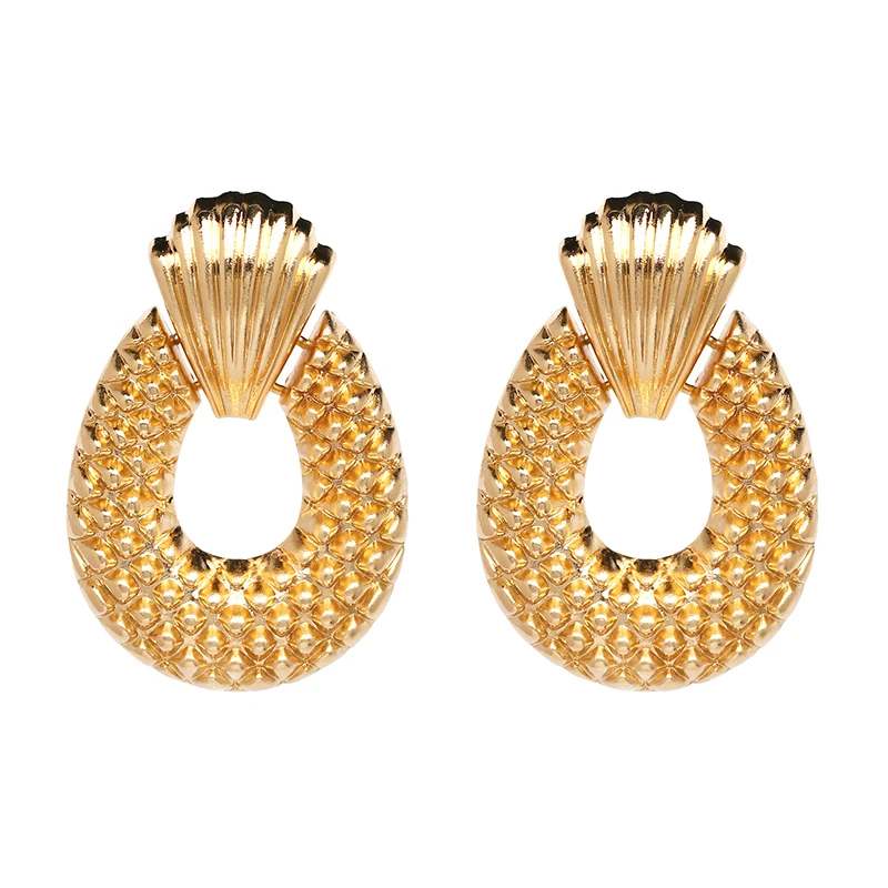 WONAFASHION Винтаж в стиле панк большой размер геометрический круглый себе Gold &amp