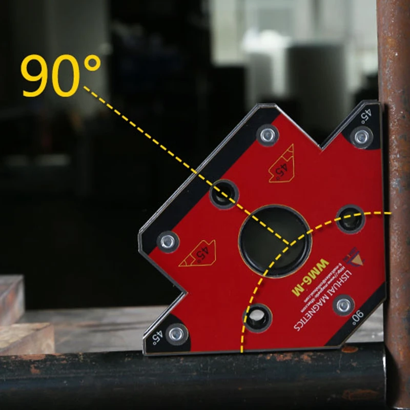 Сварочный магнит/Неодимовый магнитный сварочный держатель 45 90 135 углов средний