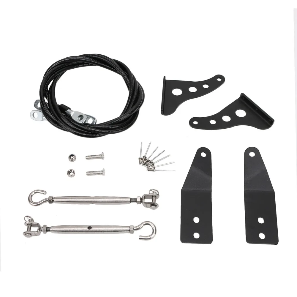 WISENGEAR для Jeep Wrangler TJ 1997 2006 Limb подъемный комплект военный Auminum веревка и аппаратная