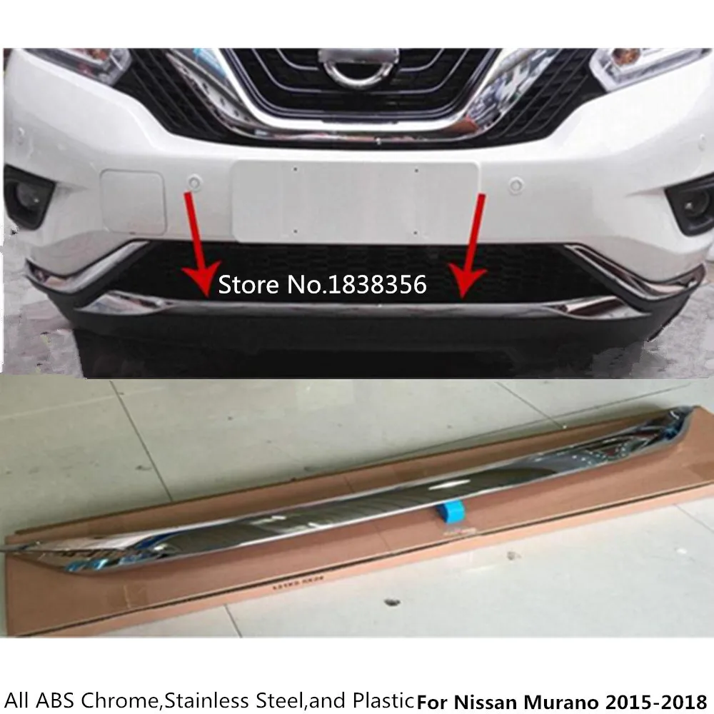 

Верхняя часть для Nissan Murano 2015, 2016, 2017, 2018, бампер для кузова автомобиля, двигатель из АБС-пластика, хромированная отделка, передняя нижняя реше...
