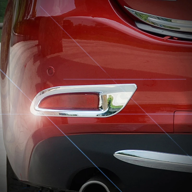 Для Mazda 6 Atenza M6 GJ хромированный отражатель заднего бампера, противотуманный светильник, противотуманный светильник, накладка, Формовочная рамка