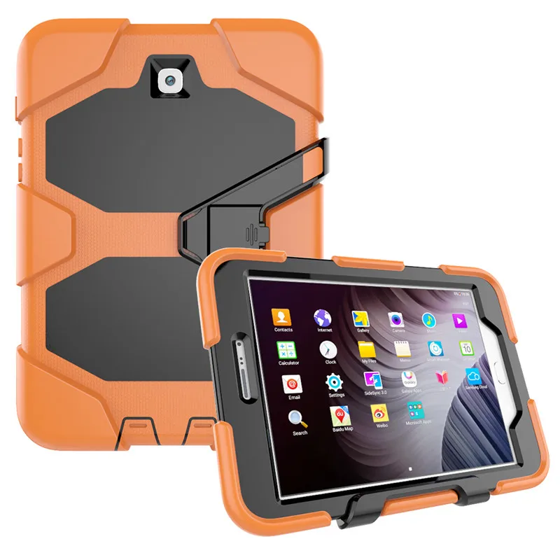 Сверхпрочный чехол Amor для samsung Galaxy Tab A 9,7 ''SM-T555 T550 T551 T555 P555 P550 чехол для планшета Мягкий силикон+ PC задняя крышка