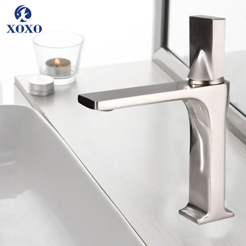 XOXO Basin Faucet Chrome Cold and Hot Brass Single Handle Mixer Tap Bath Sink Water Crane Silver 20075 | Обустройство дома