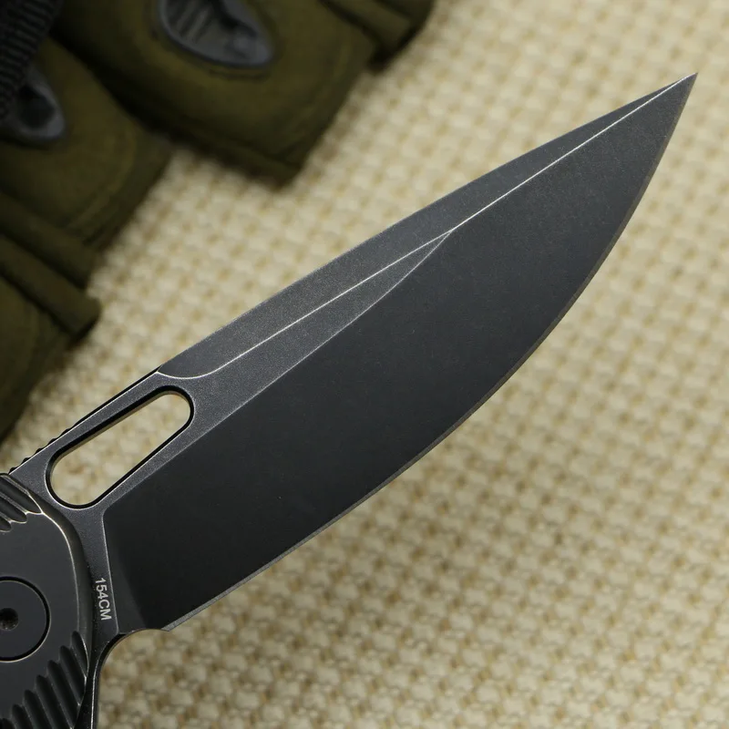 Флиппер складной нож 154 см Сталь G10 титановая ручка Кемпинг Охота Карманный Rike RK802G Открытый Тактика нож для выживания EDC инструмент