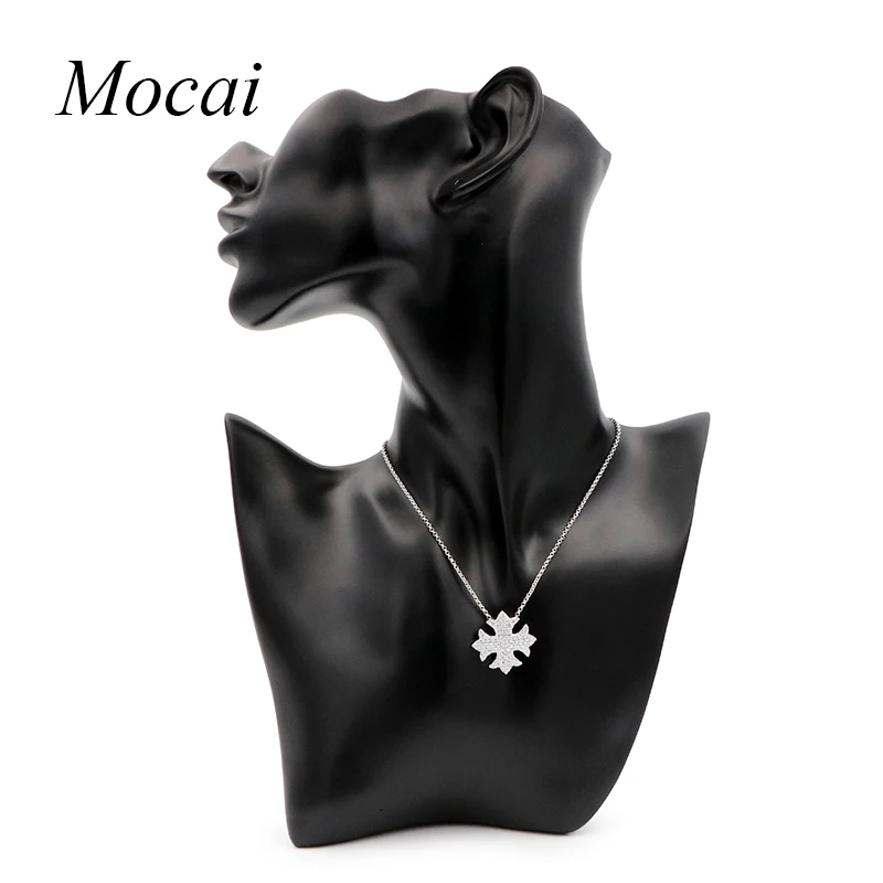 Крест ожерелья и подвески серебро/розовое золото цвет черный цинковый сплав с