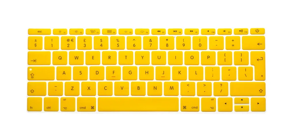 Клавиатура кожного покрова Европейская версия для Macbook 1" A1534 retina Pro 13" не с сенсорной панелью A1708 Версия ЕС пылеотталкивающая пленка