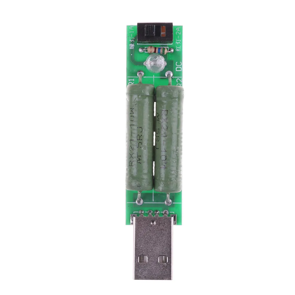 1 шт. USB резистор с выключателем 2 А 72 мм x 17 мм|Тестеры аккумуляторов| |