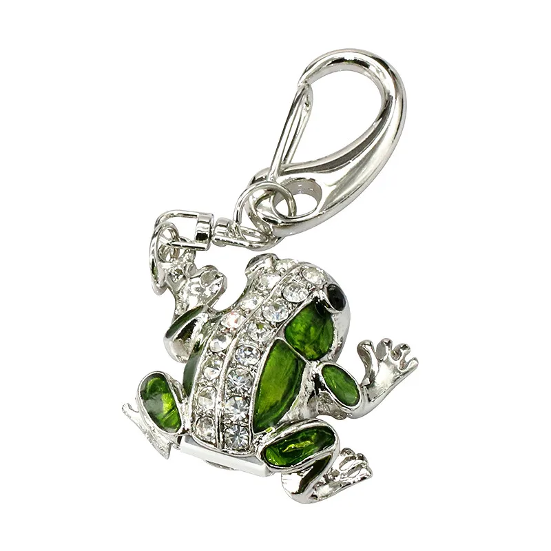 USB-флеш-накопитель в виде лягушки флеш-накопитель с алмазным ручка для ключей на 32