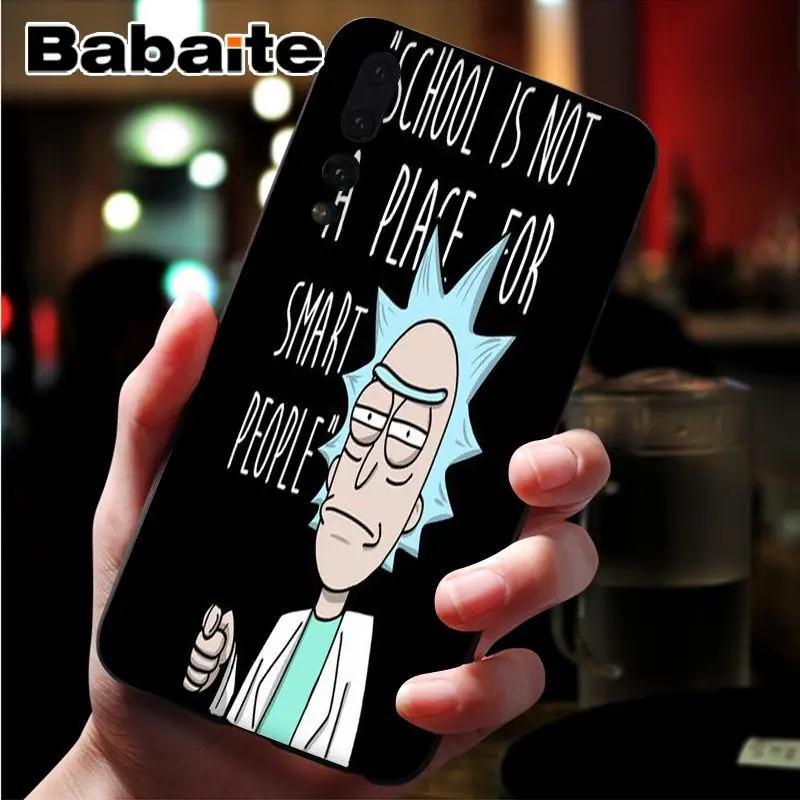 A3 Babaite Comic Meme Рик и Морти чехол для телефона чехол для huawei Mate10 Lite P20 Pro P9 P10 Plus Mate9 10 Honor 10 View 10 - Цвет: A3