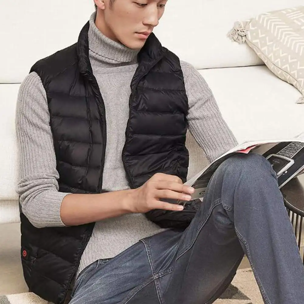 Xiaomi Mijia Motorcycle Coat Graphene Electric USB Warm Back Down Vest Heating Jacket Racing Best For Winter Protection | Электроника