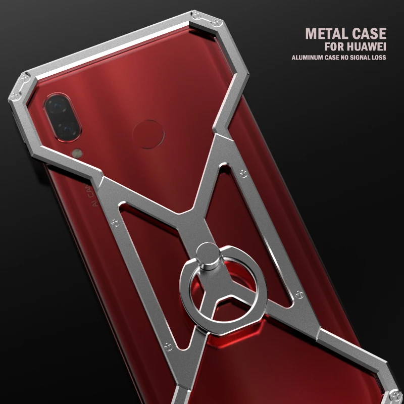 Металлический Чехол Super Hero для Huawei P30 Pro P20 Lite P10 P9 Plus Nova 5 5i 4 3 3i 3e 2 2S чехол с кольцом для телефона с изображением Человека-паука