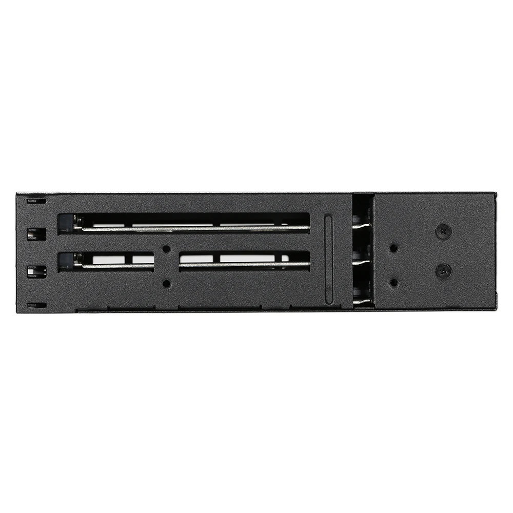 6 отсеков Мобильная стоечная Плата Поддержка 2,5 ''SATA HDD SSD жесткий диск с охлаждающим вентилятором шкафчик Горячая замена 6 Гбит/с для ПК 5,2" отсек для дисков