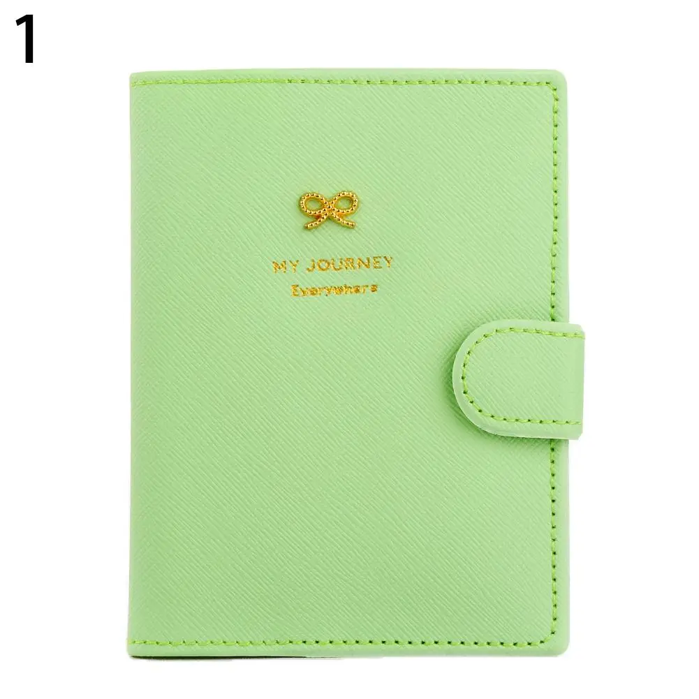 Обложка для паспорта чехол с милым бантом из искусственной кожи дорожный кошелек