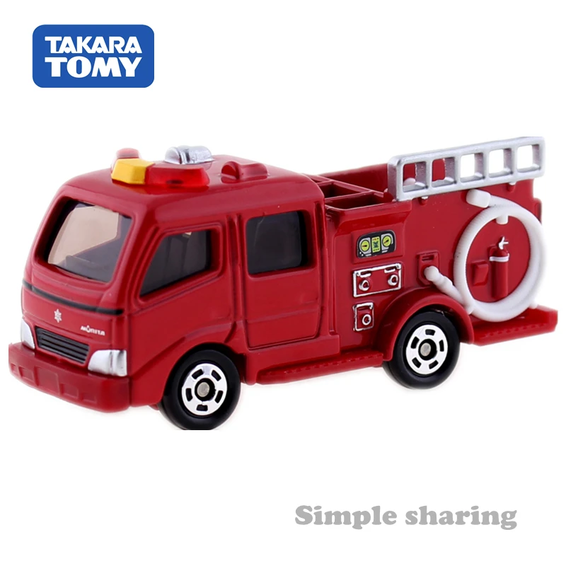 Takara Tomy Tomica нет. 41 Морита пожарная машина Тип компакт дисков я Литой Грузовик