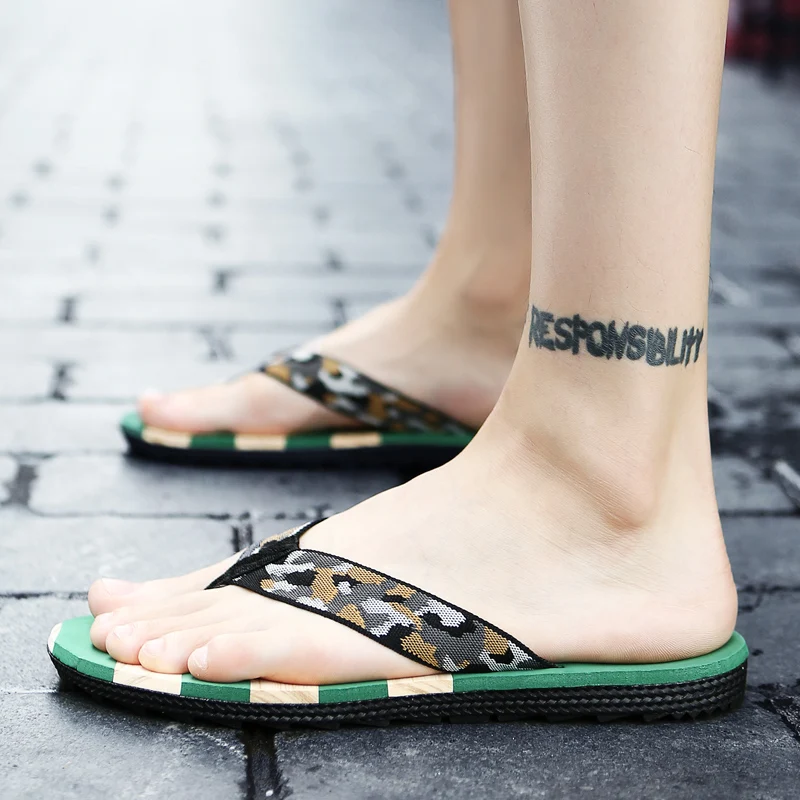 AODLEE/камуфляжная Мужская Летняя обувь Разноцветные сандалии Мужские шлепанцы