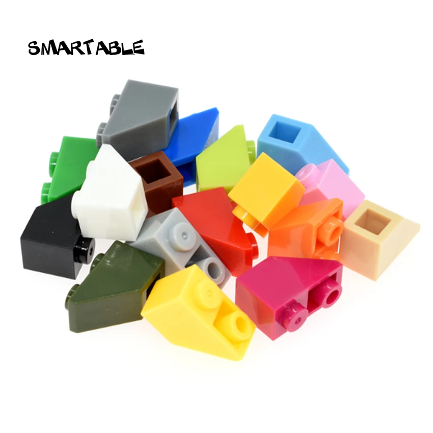 Smartable инвертированный наклон кирпича 45 2x1 строительные блоки MOC часть игрушка для