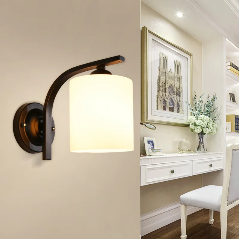 

Tuda Free Shipping Modern Style Wall Lamp Fashion Design Home Decor Metal Wall Lamp For Orridor Aisle Wall Lamp