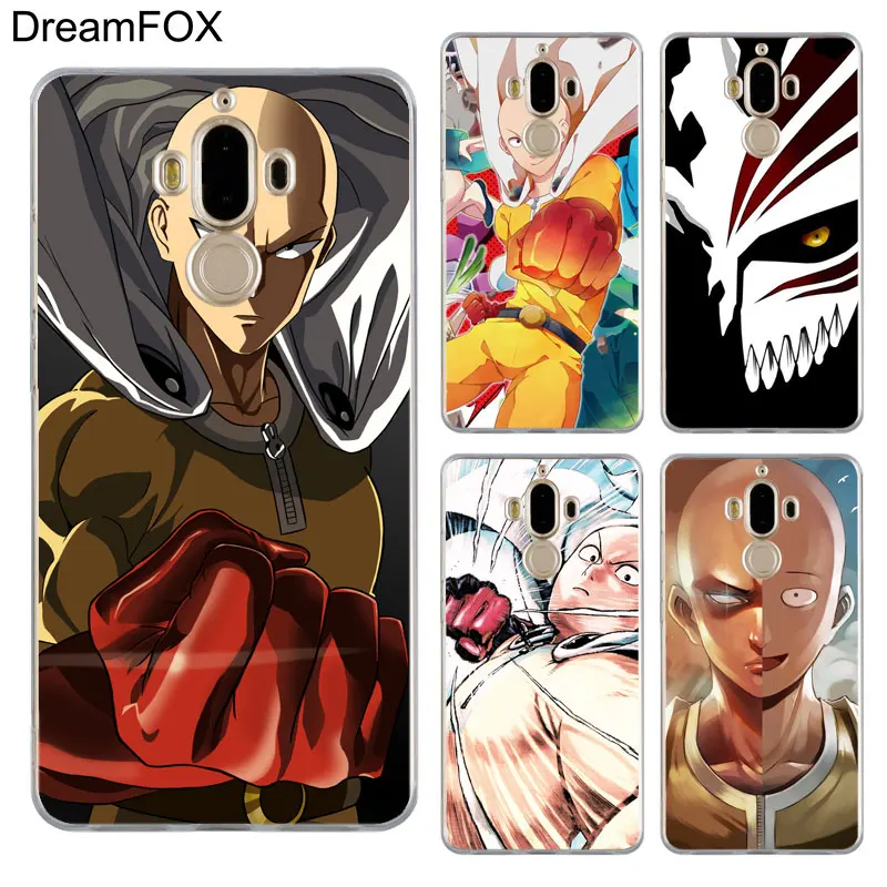 DREAMFOX M158 аниме отбеливатель One Punch Man Мягкий ТПУ силиконовый чехол для huawei mate 8 9 10 20 30