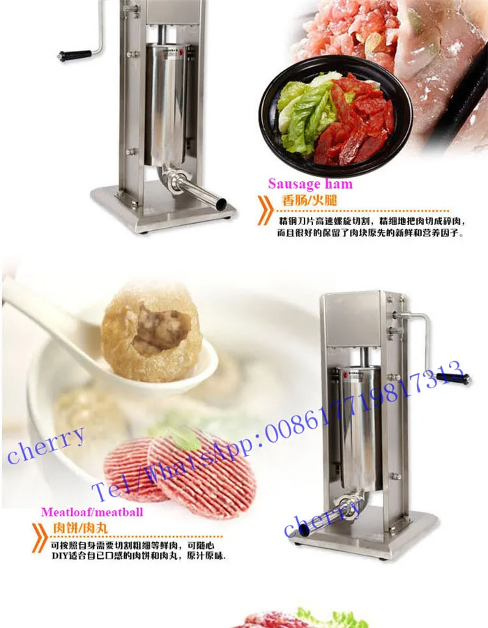 Ручная колбасная шприц розливная машина коммерческая стандартная б/у мясорубка |
