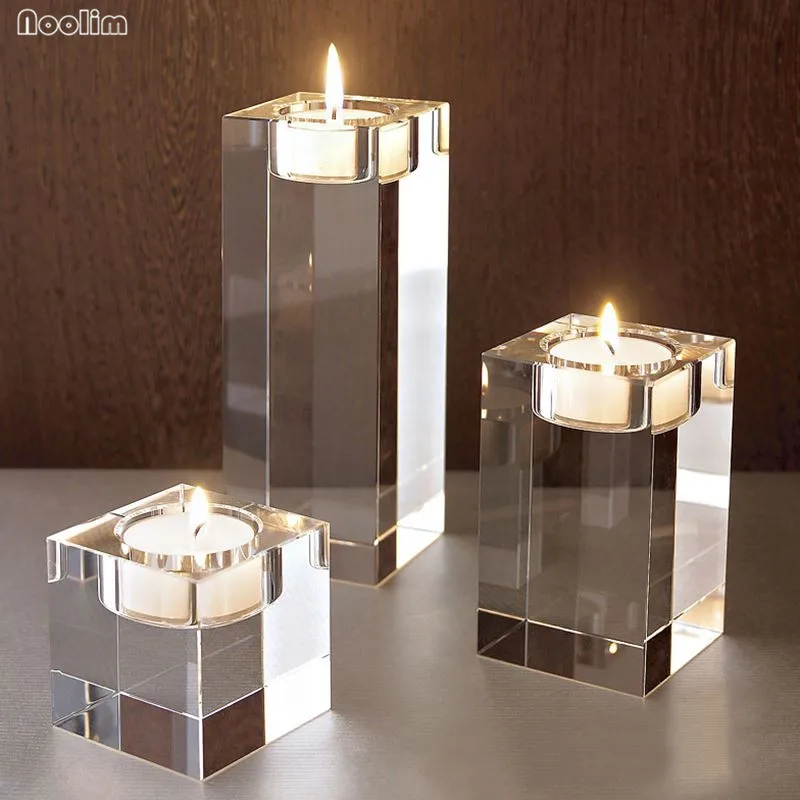 Свадебные вазы с кристаллами украшения Подсвечник Подсвечники Tealight Свечи пряди День Святого Валентина декор для обеденного стола