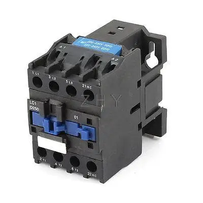 LC1/D2501N частота катушки 3 полюса 1NO 1NC управления двигателем контактор переменного