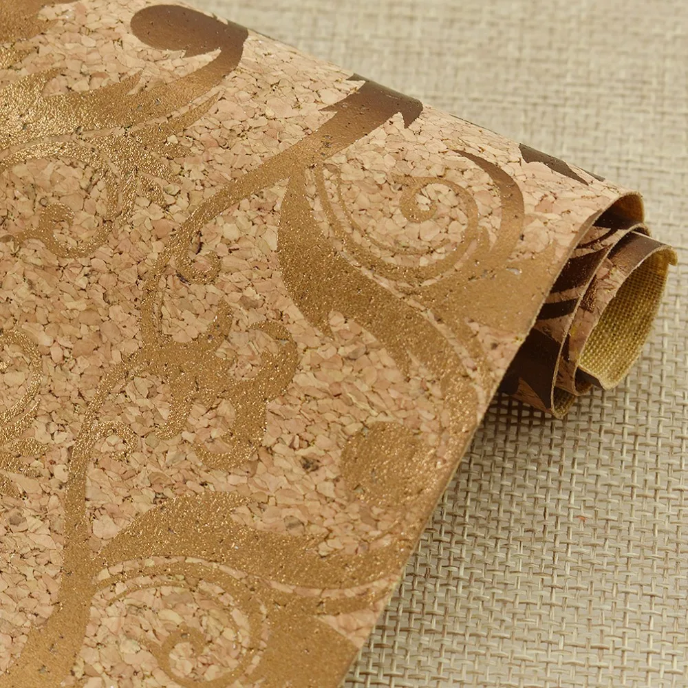 Lychee 29*21cm Cork Fabric Wear Resistant Waterproof Vintage Soft Fashion Retro Stripe Table Profession Crafts | Дом и сад