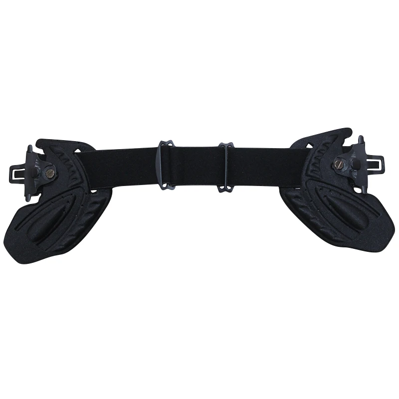 Ear and Strap Краска I4 пейнтбольная маска Замена Пена/уши/ремешок без логотипа черный цвет - Цвет: Ear and Strap