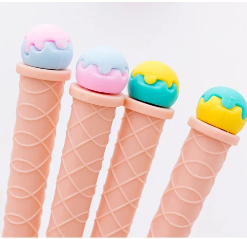 Kawaii гелевая чернильная ручка 60 шт. милые ручки для школы с макаруном для мороженого офисные принадлежности Детские стационарные милые stylo гелевые