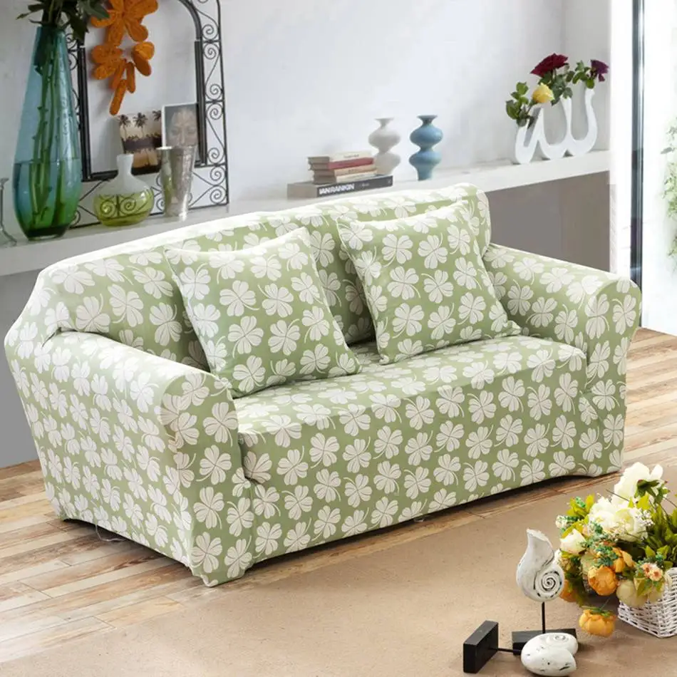 003 Розовые цветы Чехлы для дивана кровати для гостиной Loveseat спандекс Угловые Чехлы для кресел универсальные растягивающиеся покрытия для мебели плюшевые - Цвет: 003